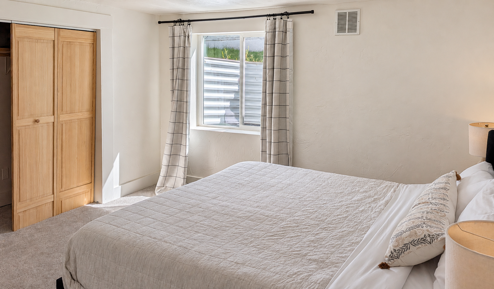 A welcoming vacation rental bedroom